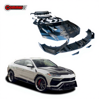 Kit carrosserie pour Lamborghini URUS style Vors en fibre de carbone : diffuseur avant et arrière, lèvre de capot, capot moteur, extensions de passage de roue, aérations arrière
