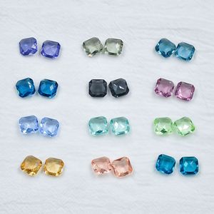 Diamant carré octogonal à fond pointu, diamant en verre transparent coloré, diamant carré princesse pour ongles, diamant K9 effet eau - Product Image 4