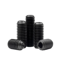 Vis à six pans creux à extrémité concave haute résistance en oxyde noir de grade 12.9 M2 M3 M4 M5 M6 M8 M10 M12