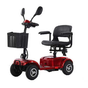 Vélo électrique <span class=keywords><strong>pour</strong></span> adultes et personnes âgées avec siège rotatif, moteur 500W, 4 roues, batterie au lithium, pliable - Product Image 1