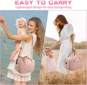 Sac isotherme portable pour lait maternel avec compartiment isolé, sac de pompage, sac de transport compatible pour le travail et le camping - Product Image 5