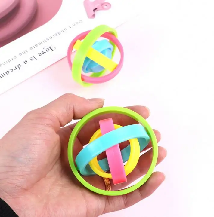 New Design Novelty Finger Gyro Orbiting Rings Spinner Hand Fingertips Fidget Kids Toys
