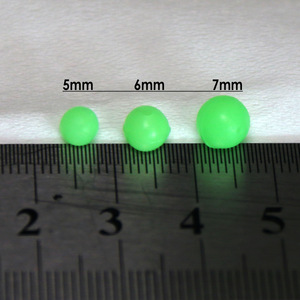 ลูกปัดเรืองแสงในที่มืด CGF ขนาด 6 มม. อุปกรณ์ตกปลาพลาสติกสำหรับดึงดูดปลา - Product Image 5