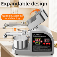 Presse à huile domestique entièrement automatique multifonctionnelle intelligente à chaud et à froid, petite presse à huile