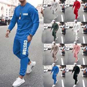 Offre Spéciale Automne Ensembles de Vêtements Deux Pièces pour Hommes avec Logo Personnalisé, Tenues de Jogging d'Extérieur, Vêtements de Mode Unis pour Adultes - Product Image 6