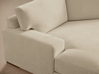Nouveau mobilier d'intérieur, mobilier moderne pour la maison, salon, canapé sectionnel en cuir sur mesure à deux places