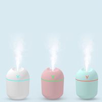 Brumisateur à lumière chaude, humidificateur d'air à ultrasons pour table rendant l'air sec confortable humidificateur de voiture diffuseur humidificateur/