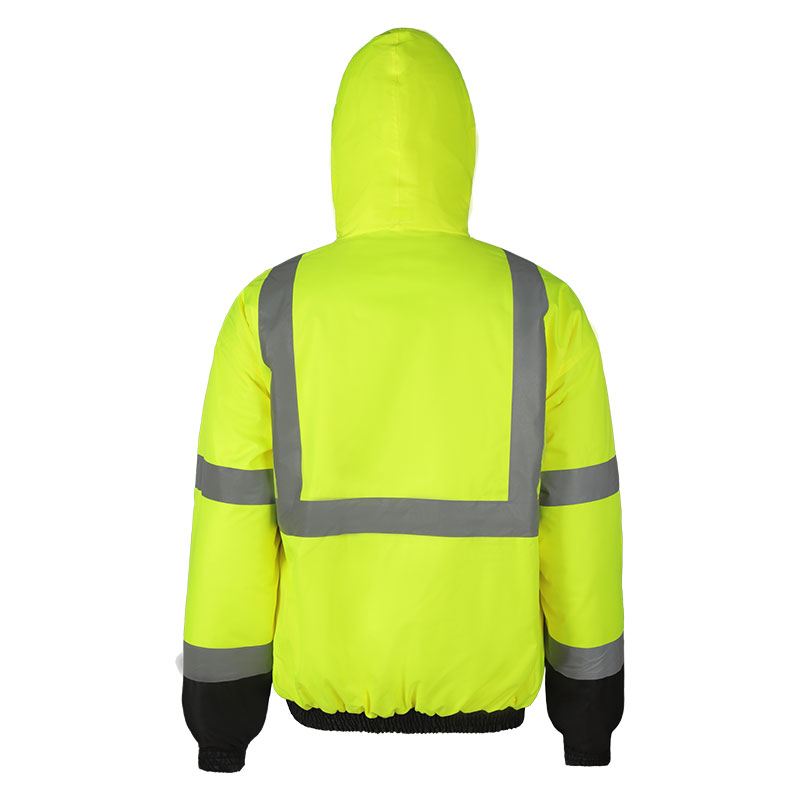 Wholesale modacrylic 12oz flame retardant workwear hi vis work mechanics welder jacket
