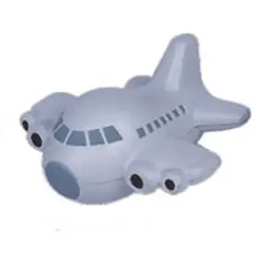 Soft PU Foam Plane Anti Stress Ball Airplane Squeeze Toy