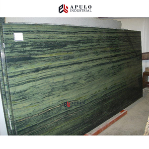 Directo de fábrica de madera verde <span class=keywords><strong>laguna</strong></span> piso de mármol azulejos Pavo Real verde de azulejo de mármol usak de bambú verde dinosaurio losa de mármol - Product Image 4