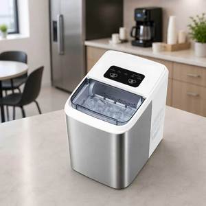 Nueva Máquina de Hielo Compacta e Inteligente con Botón, Bajo Ruido, Autolimpieza, Ahorro de Energía, Acero Inoxidable, para Hielo en Cubitos, Uso en Exteriores, Autos y Hoteles - Product Image 4