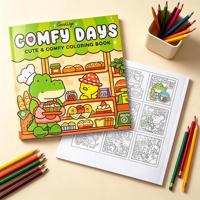 Livre de coloriage personnalisé de 40 pages pour adultes et enfants, papier kraft, impression offset