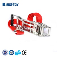 KingRoy-Correa de trinquete para amarre de carga, 50mm, 5ton, hebilla larga STF, popular en Europa