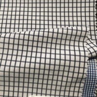 Tissu en Spandex Ripstop Écologique à Carreaux Teints en Fil, Doux et Respirant, pour Chemises, Robes, Doublures de Vêtements et Sacs pour Filles