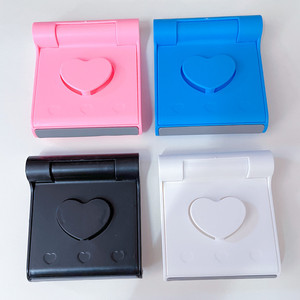 Foldable Desktop Phone <b>Tablet</b> Stand Adjustable Plastic <b>Holder</b> For Desk Use White Black Blue Pink Colors - Product Image 2