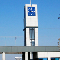 Horloge publique analogique en métal de style européen COMPAS KTS-15 personnalisée, synchronisation par satellite, éclairage nocturne, alimentation externe