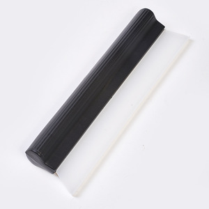 Car Wipers Silicone Squeegee Black ABS Handle Car Window Cleaning Tool For Car Wash And Paint Protection - Product Image 1