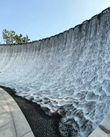 PU Kopfstein pflaster Wand dekoration Leder Kalkstein Licht Kultur platte für Villa Außenwand Wasserfall Wasser Vorhang Wand fliesen