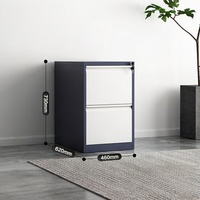 Armoire de rangement pour dossiers en acier antirouille avec rangement multi-niveaux pour une gestion efficace des documents, utilisation en chambre et à l'école