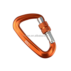 Ventes <span class=keywords><strong>chaudes</strong></span> - Mousqueton en aluminium aéronautique 7075, boucle en D 12KN, mousqueton à ressort pour l'escalade, mousqueton à dégagement rapide - Product Image 3