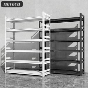 ברזל שחור מתכווננת אחסון תעשייתי מדפים פלדה זול חדש הנחה stackable & מדפים - Product Image 1