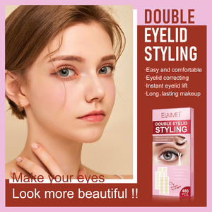 Vente en gros de produits de beauté, 480 pièces de patchs de style pour paupières double face, ruban de lifting des cils, sans colle, invisible, autocollant coréen pour paupières doubles - Product Image 5
