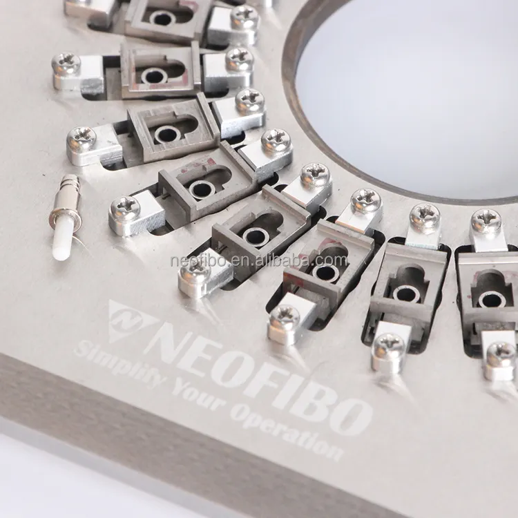 Neofibo D2.5-12-SQIPCS สกรูเอ็นฟิกซ์เจอร์ที่ไม่ได้มาตรฐานโฟสเจอร์ขัดไฟเบอร์ออปติกแบบกําหนดเอง