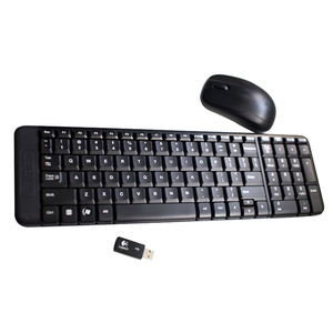 Teclado y Ratón Inalámbricos Compactos Originales Mk220 2.4g y Set de Teclado y Ratón Inalámbricos Mk220 - Product Image 1