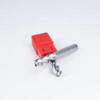 Fresa de carburo HRC55 HRC60 de 3 o 4 filos cuadrados para corte de metal y aluminio CNC, broca de router