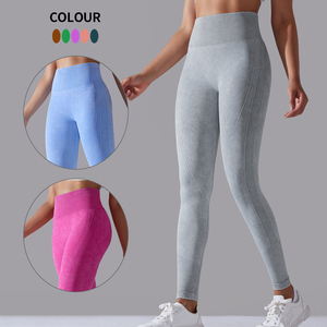 New Arrivals Custom Logo Seamless Yoga Leggings High Waist Sports Legging Scrunch <strong>Butt</strong> Gym Fitness <strong>Pants</strong> - Product Image 5