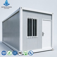 Maison conteneur pliable moderne et écologique avec système solaire préfabriqué pour bureau, villa ou bâtiment résidentiel aux Philippines