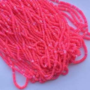 Cuentas de Ópalo Etíope Rosa Neón de 4mm, Calidad AAA, Lisas y Redondas, Certificadas por IGI, Modelo 182, para Creación de Joyas - Product Image 4