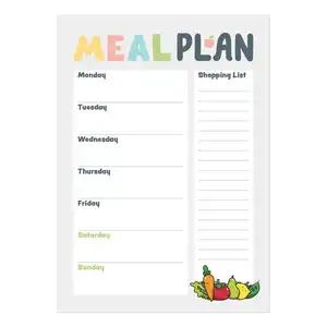 Küchen lebensmittel Magnetic Meal Planner,Dry Erase Weekly Magnetic Menu Board,