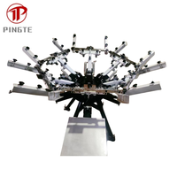 Prix d'usine Petite presse à sérigraphie ronde manuelle carrousel