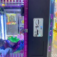 Neofuns Cube Griffe Grue Machine Jeux à pièces Peluche Jouet Vending Grab Machine Avec Bill Acceptor