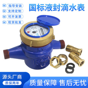 Compteur d'eau liquide calibré Keweina DN15 20 pour usage domestique, mesure de l'eau froide par goutte-à-goutte - Product Image 5