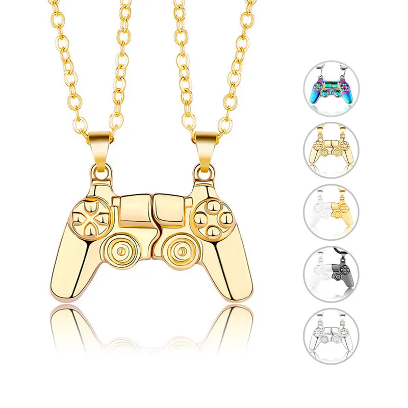 FFN006 contrôleur de jeu collier assorti pour Couples collier pour lui et ses amis sœur chaîne jeu amoureux cadeau