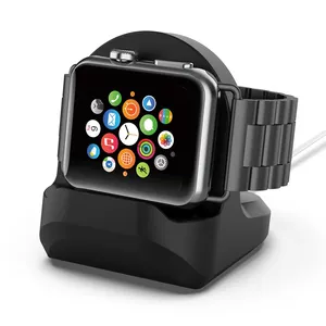 Силиконовый Настольный регулируемый ремешок для Apple Watch, версии Наушники Подставка для зарядки мобильного телефона держатель для наручных часов Apple Watch, S8 Ультра