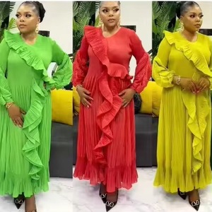 Vestido Africano de Talla Grande de Alta Calidad Nuevo 2026, Vestido Informal de Moda, Vestido Largo, Precio Bajo al por Mayor - Product Image 5