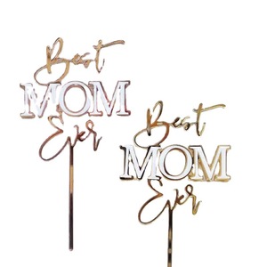 ท็อปเปอร์เค้กอะคริลิค รูปน้ำผึ้งและของหวาน ตกแต่งเค้กสำหรับวันแม่ สไตล์อินส์ วัสดุพลาสติก - Product Image 4