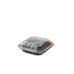 Lonchera Desechable Ecológica Moderna y Minimalista de 9*9 Pulgadas, Contenedor de Plástico PP para Llevar de 1-2 <span class=keywords><strong>Litros</strong></span> de Capacidad - Product Image 3