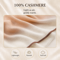 Écharpe-châle de luxe en cachemire, style cadeau, pour l'hiver, les trajets quotidiens et les voyages, vente en gros pour boutiques et fourniture en marque blanche