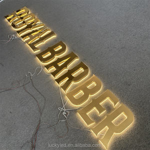 Letreros comerciales logo letrero de publicidad al aire libre letrero de letras de canal LED para barbería - Product Image 5