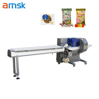 BG-350 Horizontal oreiller emballage remplissage azote burger hamburgers tranches de pain pita croissant toast machine d'emballage