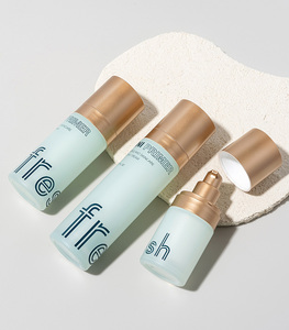 Tùy Chỉnh <span class=keywords><strong>15Ml</strong></span> 30Ml 50Ml Rõ Ràng Frosted Glass Không Có Không Khí Matte Phun Chai Xách Tay Chăm Sóc Da Kem Tàu Với Bơm Niêm Phong - Product Image 3