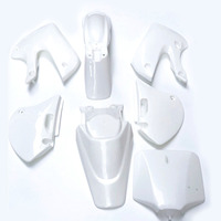 Kit de carénage pour moto, 7 pièces, garde-boue avant et arrière, adapté à la bmw KLX BBR, Motocross chinois