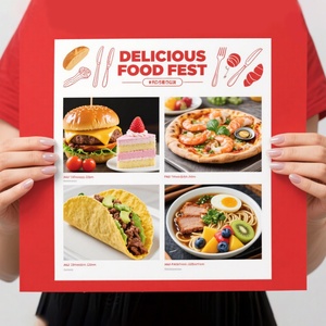 Custom <b>A4</b> Full Color Eco-friendly Flyer Printing Waterproof Business Advertising Brochures Made Cardboard Eco for Outdoor Use - Product Image 3
