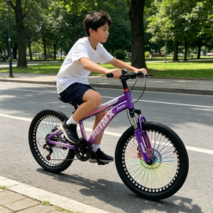 Vélo de route de haute qualité, suspension professionnelle, frein à <span class=keywords><strong>disque</strong></span>, 18, 20, 22 pouces, vélo de randonnée en plein air - Product Image 5