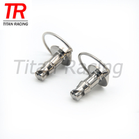 Wholesale Gr5 Titanium Fasteners Quick Release 17mm D-Ring 1/4 Fairing Dzus Fasteners Racing Fairing Motorcycle Accessories