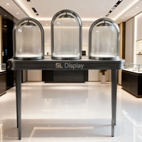 Ensemble de vitrines de présentation de bijoux de luxe sur mesure, vitrine de présentation de bijoux, comptoir de présentation de bijouterie